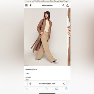 Reformation Wool Coat